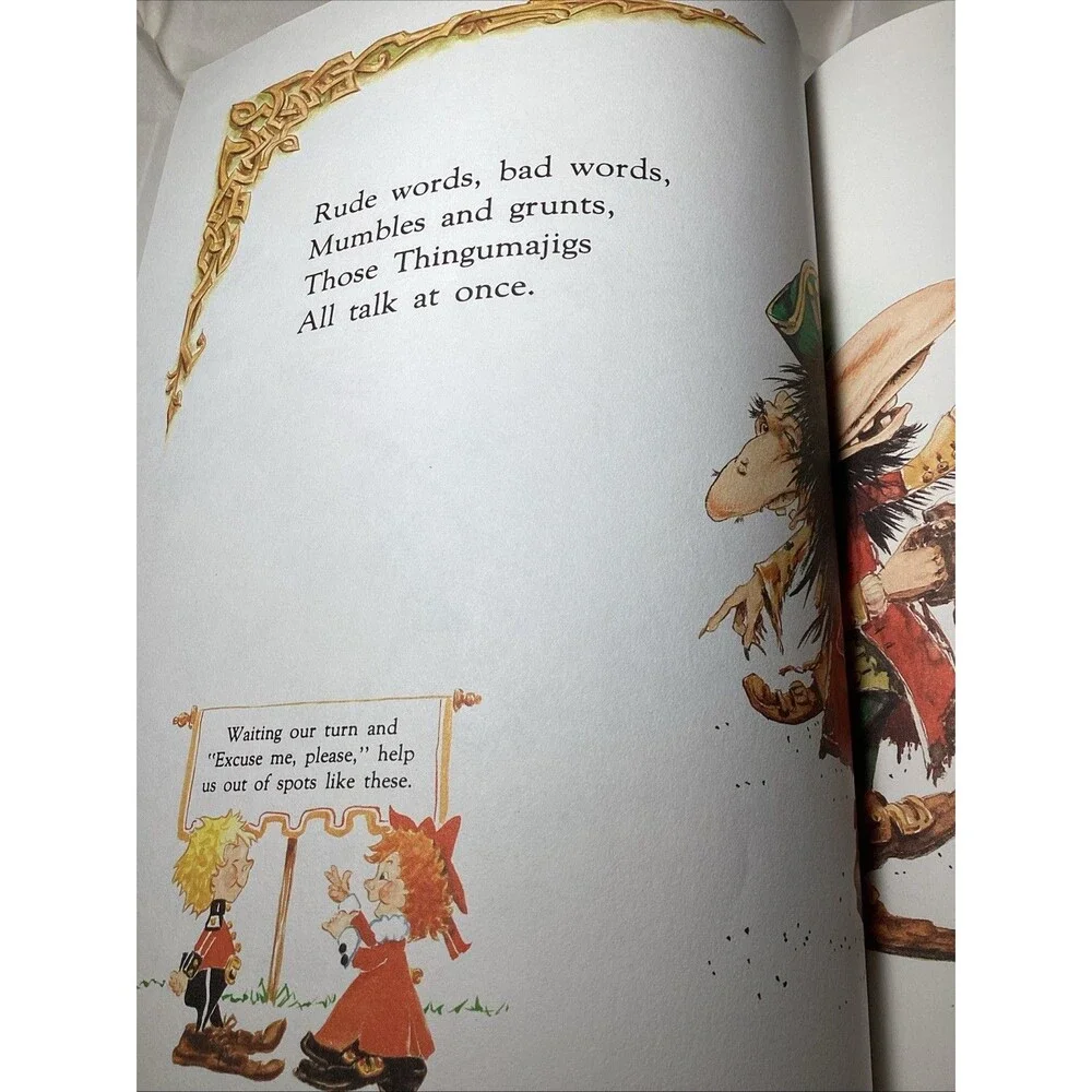 Vintage The Thingumajig Book of Manners Dick & Irene Keller 1981 HC Illustrated